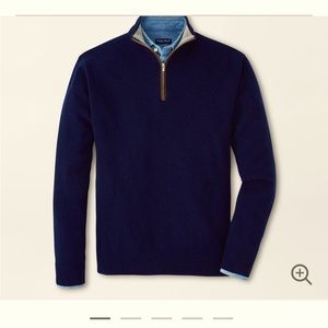 Peter Millar Navy Cashmere Sweater, size Small, NWT